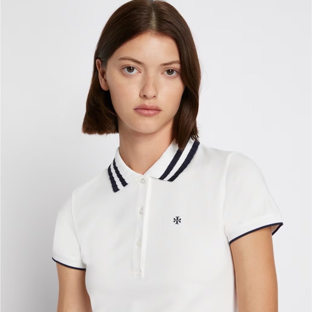 Tory Burch White Polo Shirt